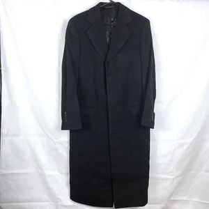 Brooks Brothers, Black, 100% Cashmere Trench Coat, Size 36